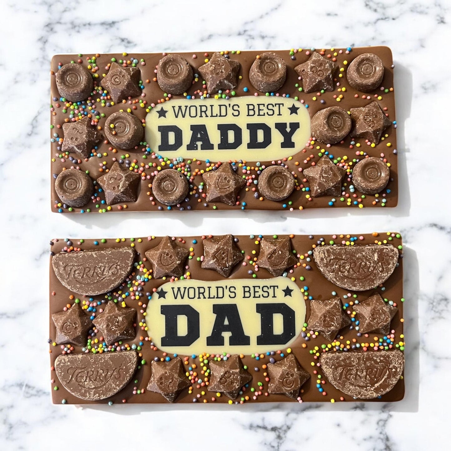 World's Best Personalised Belgian Milk Chocolate Bar & Gift Box 100g
