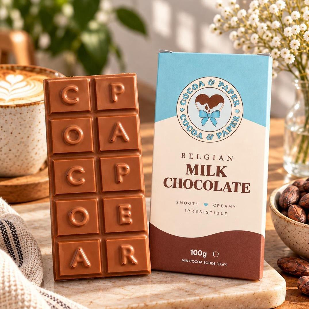 Belgian Milk Chocolate Bar 100g