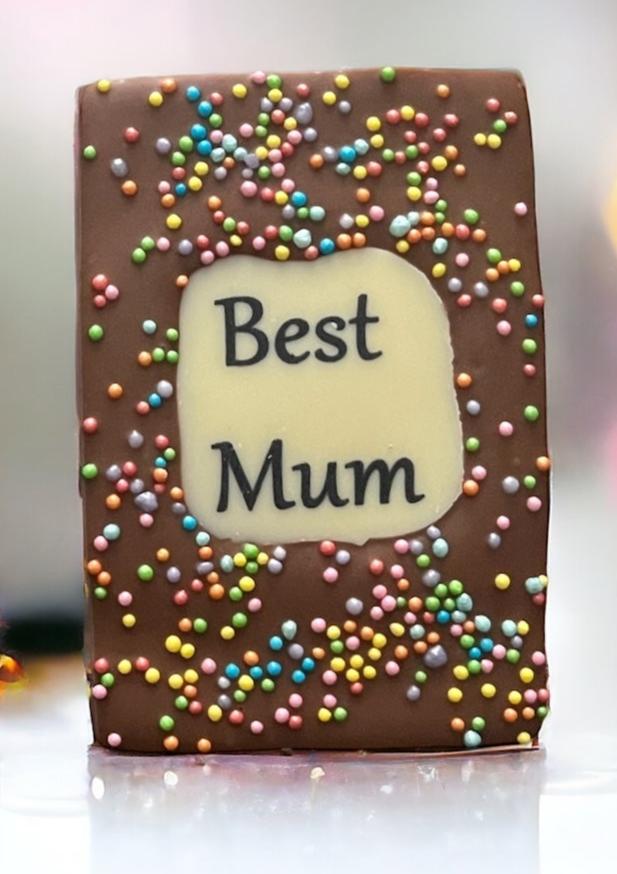 Personalised Text Mini Belgian Chocolate Bars - Letterbox Friendly