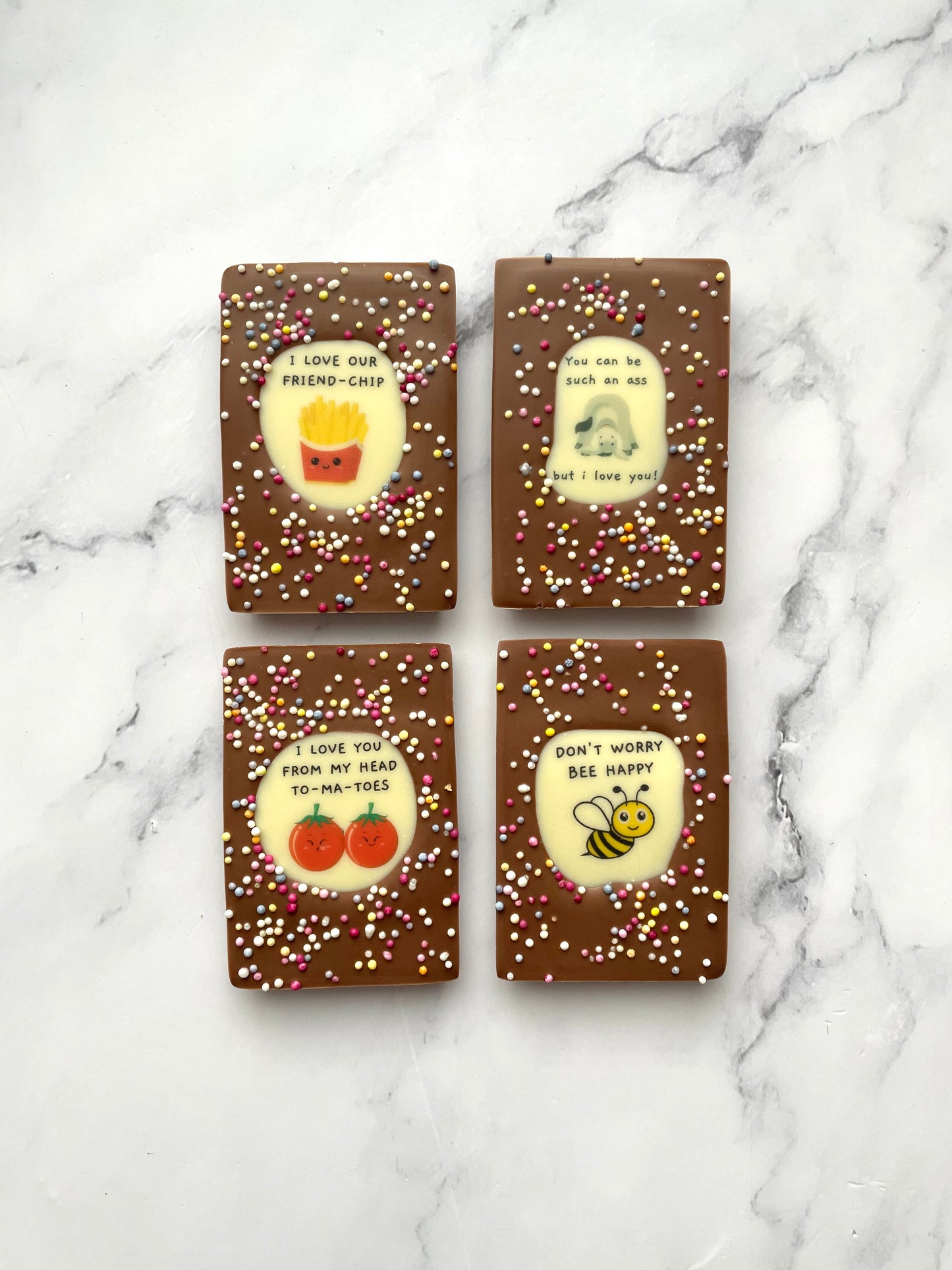 PunBars Mini Funny Chocolate Bars