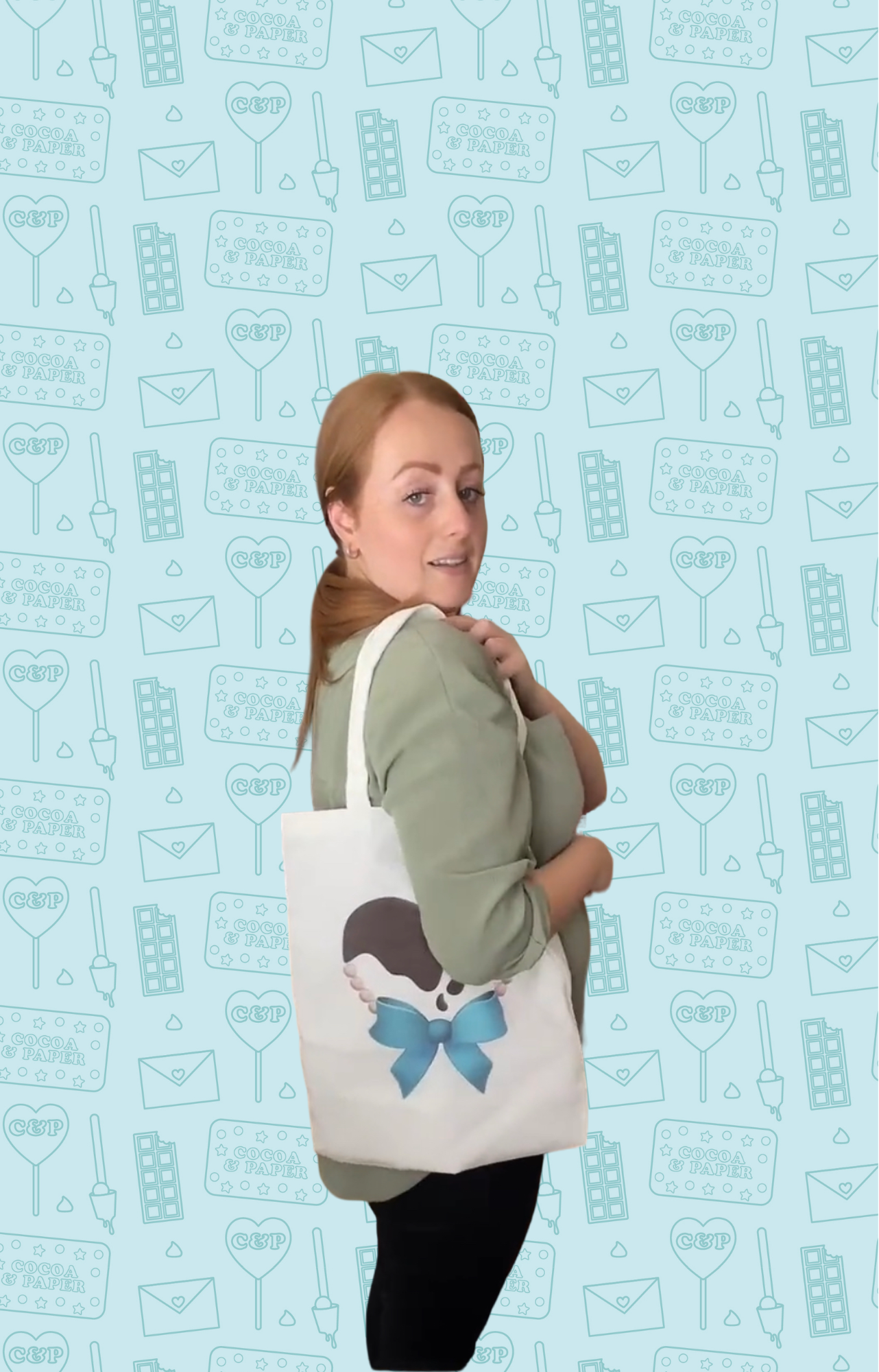 Cocoa & Paper Canvas Tote Bag