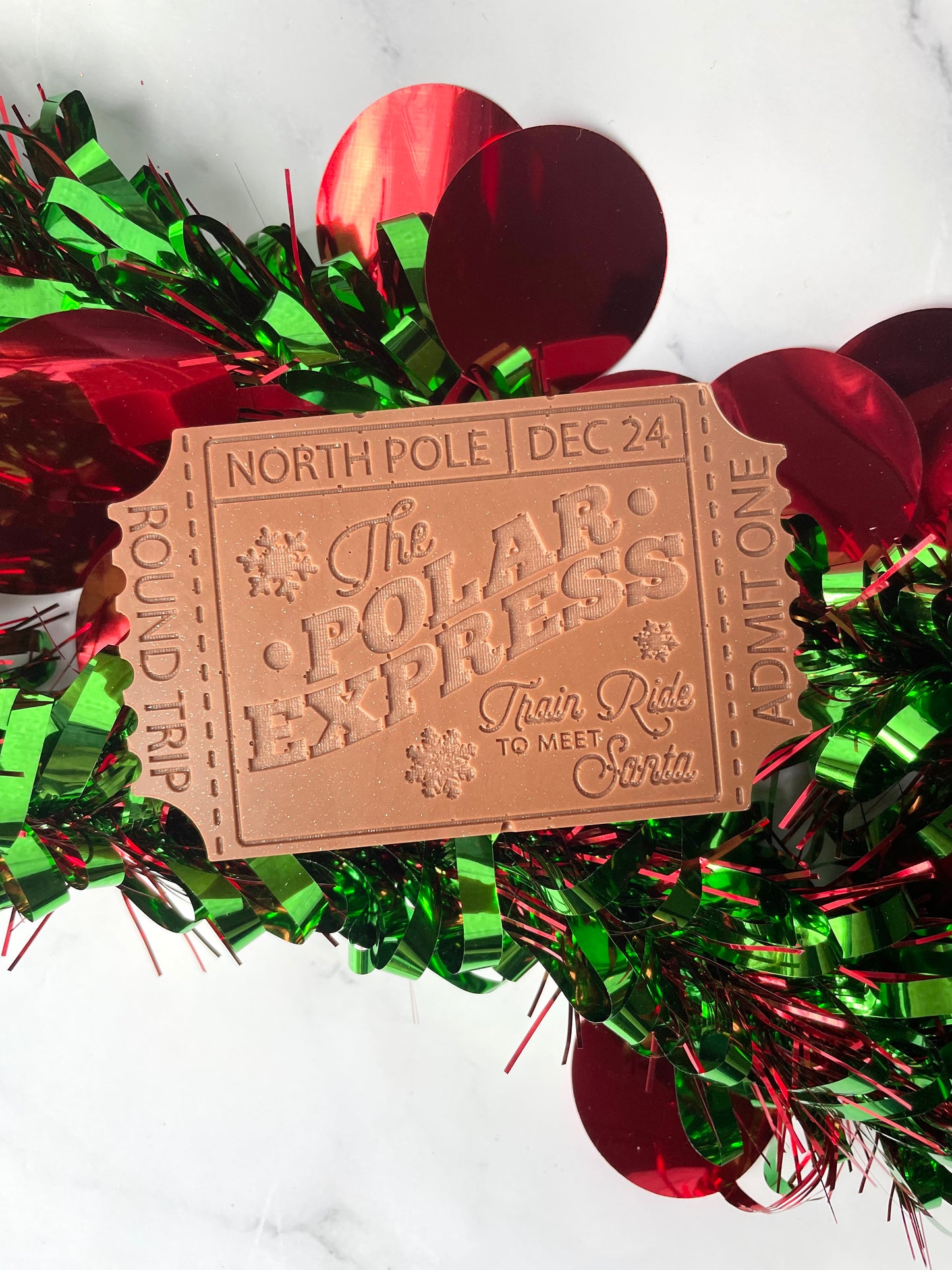Polar Express Ticket Mini Chocolate Bar 60g