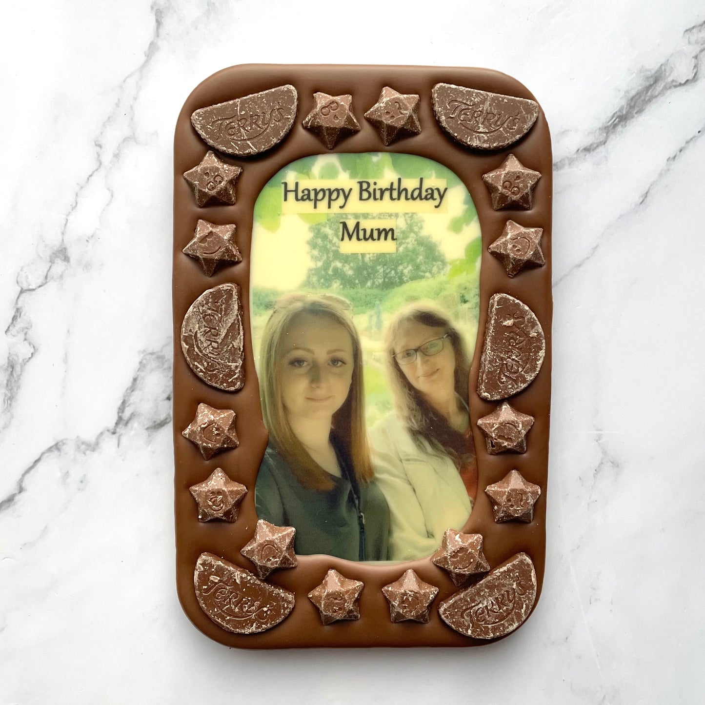 Edible Photo Personalised Chocolate Slab & Gift Box