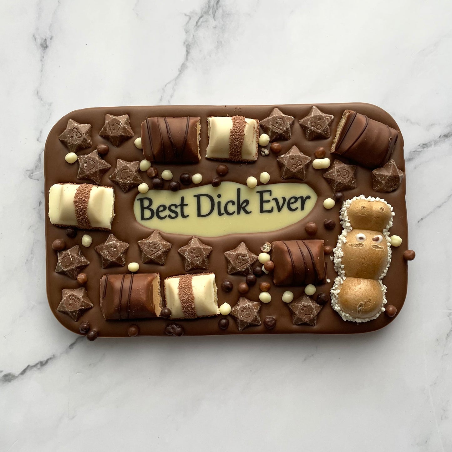 personalised chocolate slab TikTok viral original build your own slab custom toppings gift box present edible gift