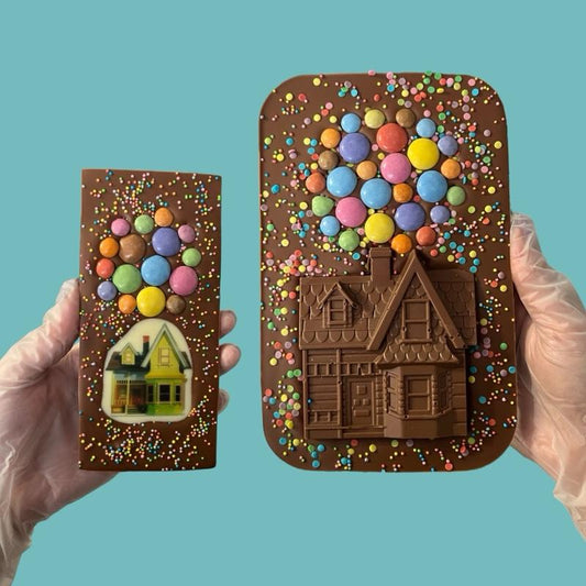 Disney Inspired UP Chocolate Bar OR Slab Gift Box