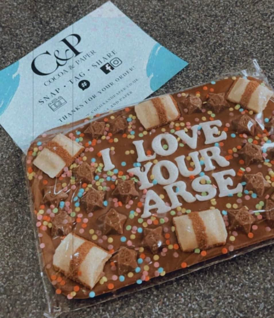 Personalised Build Your Own Chocolate Slab & Gift Box