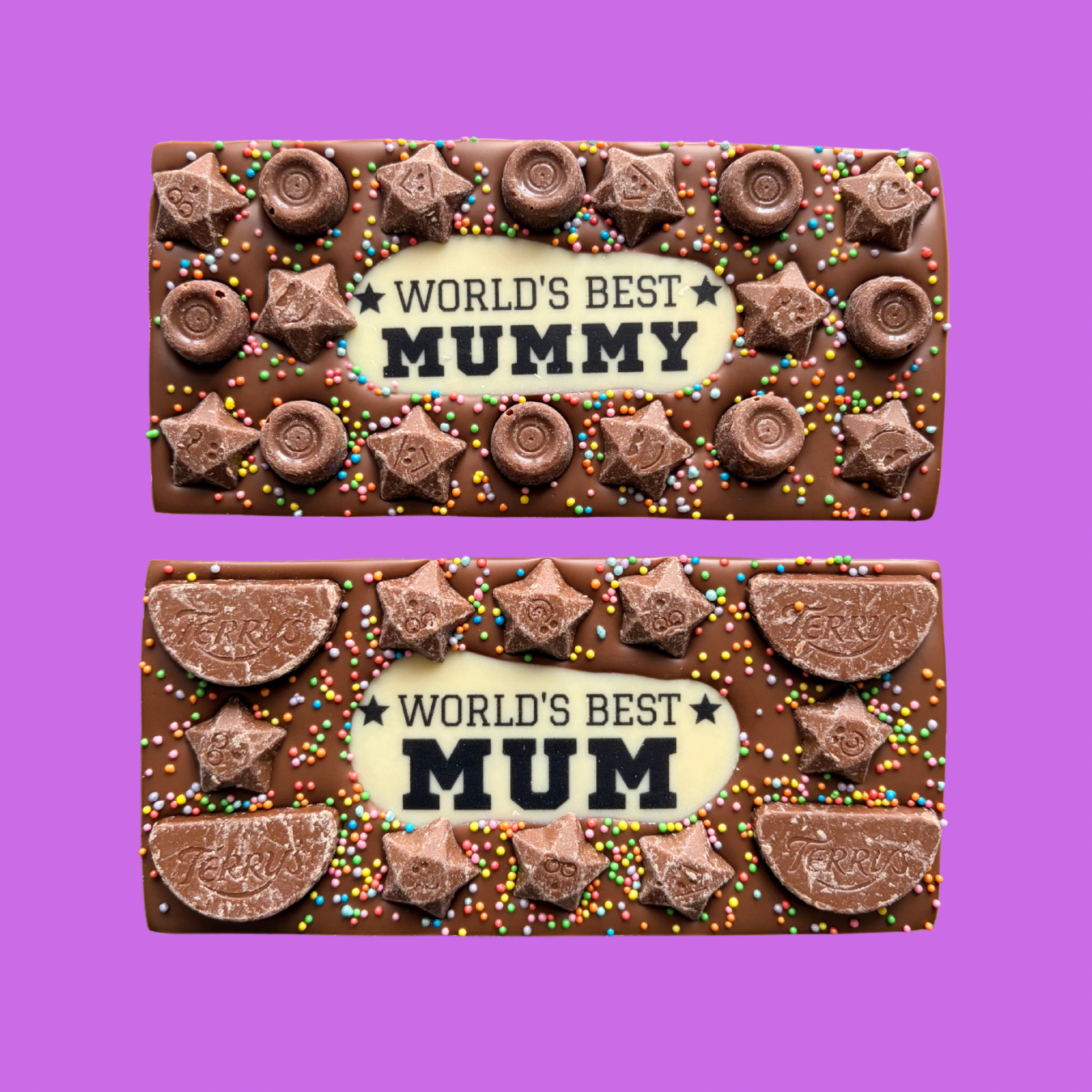 World's Best Personalised Belgian Milk Chocolate Bar & Gift Box 100g