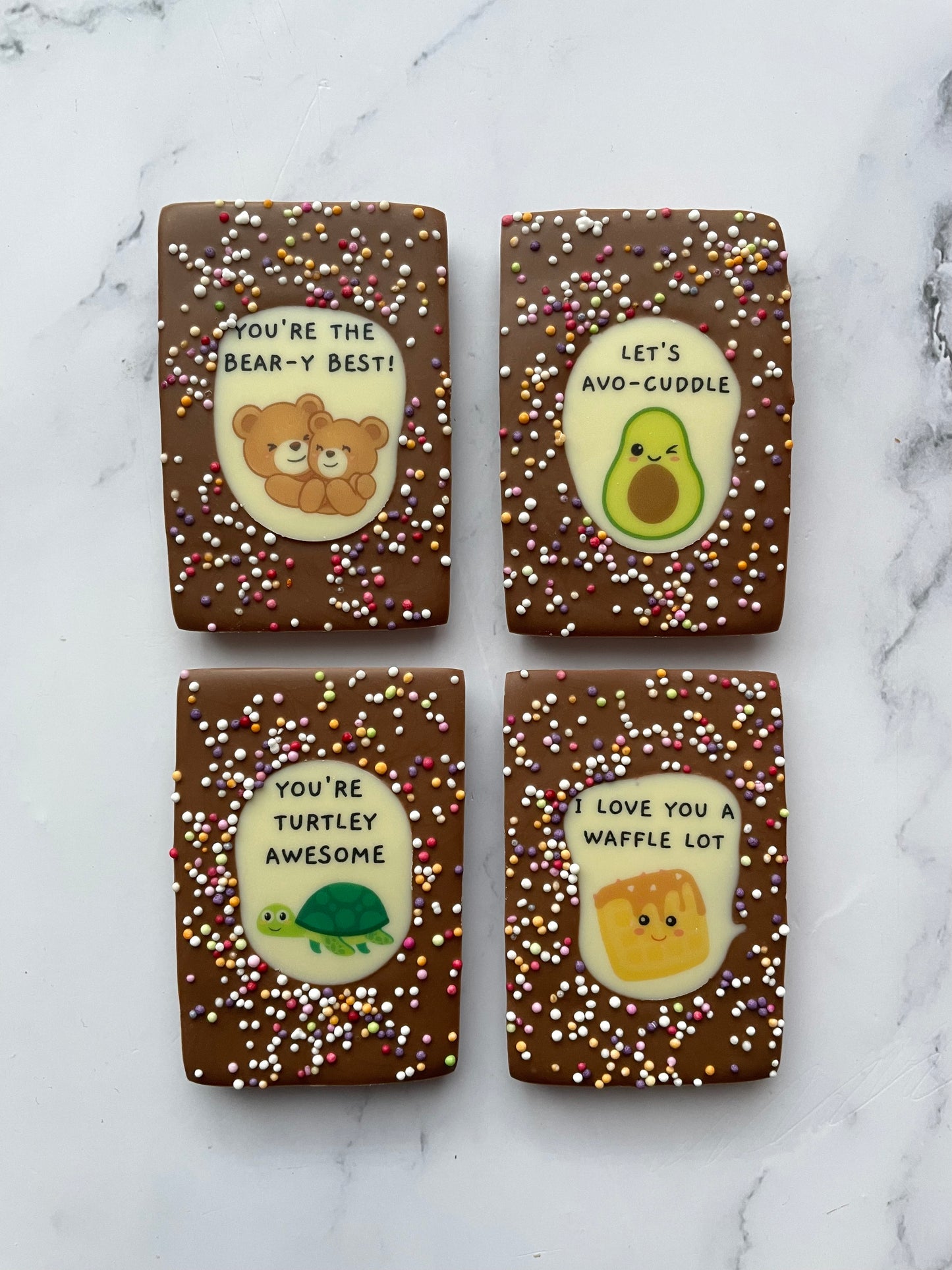 PunBars Mini Funny Chocolate Bars
