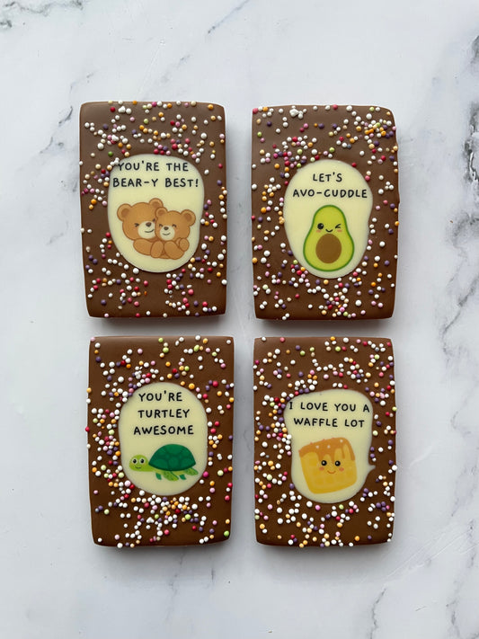 PunBars Mini Funny Chocolate Bars
