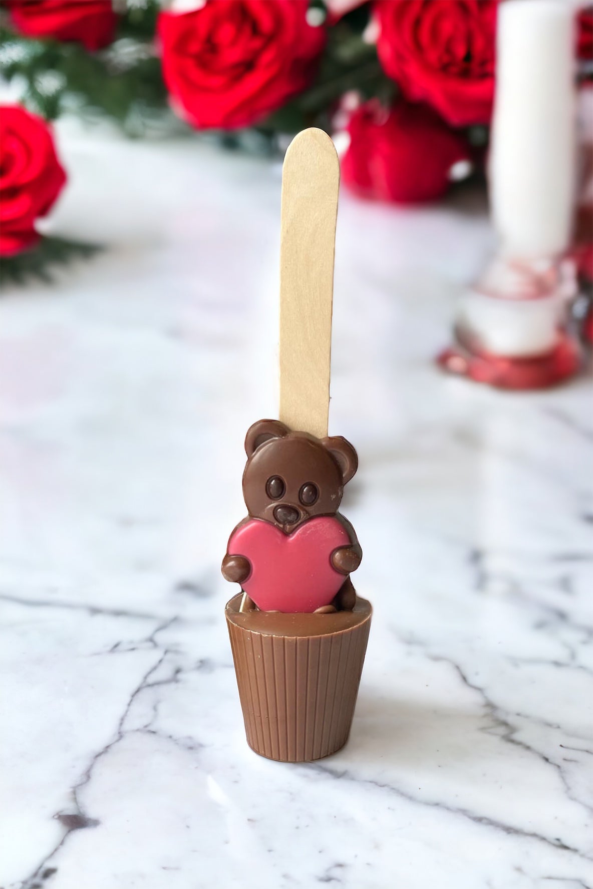 Valentine's Day Teddy Hot Chocolate Spoon