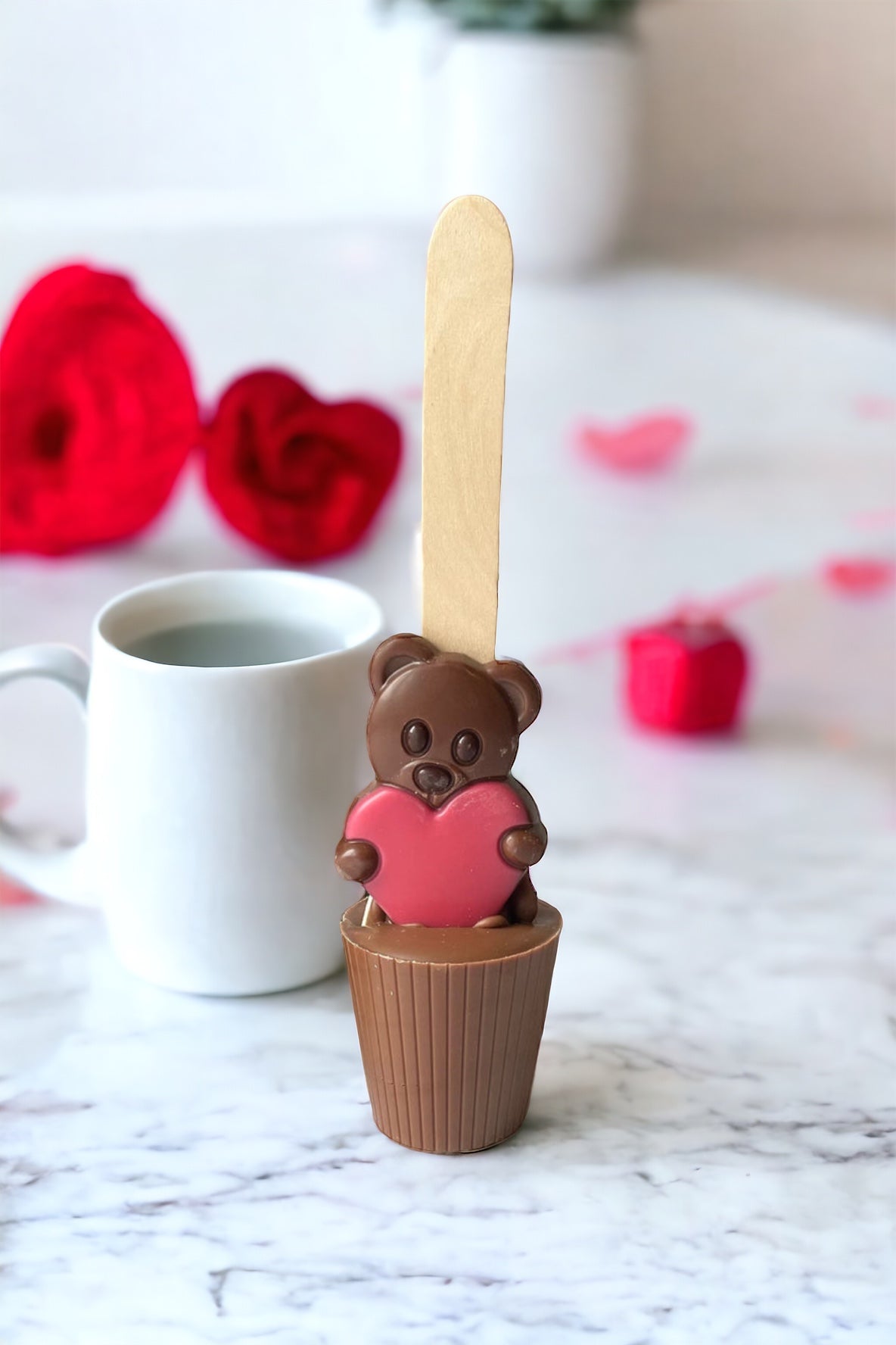 Valentine's Day Teddy Hot Chocolate Spoon