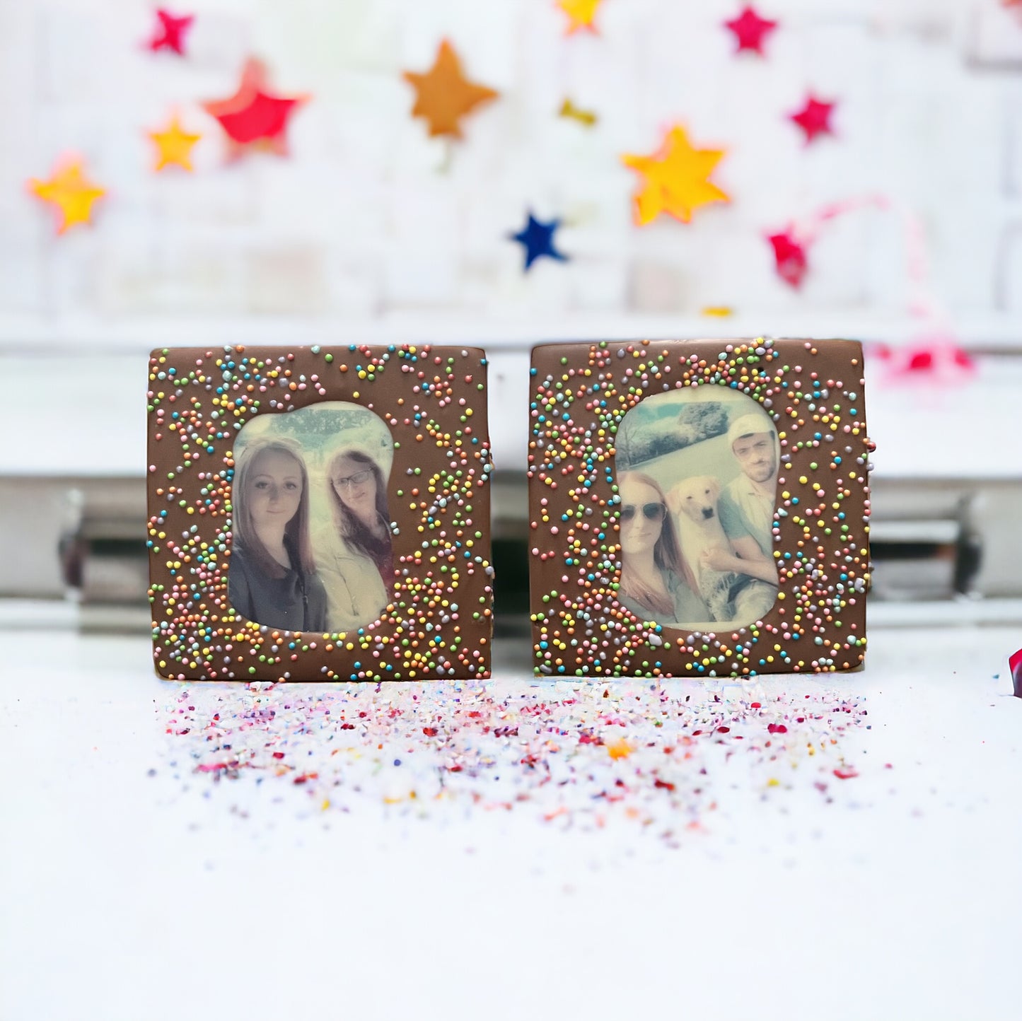 Personalised Photo Mini Belgian Chocolate Bars - Letterbox Friendly