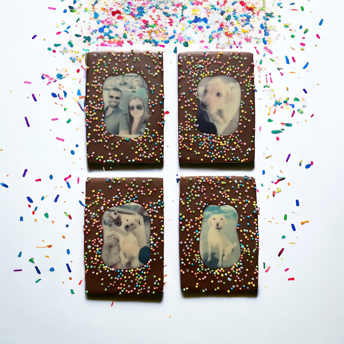 Personalised Photo Mini Belgian Chocolate Bars - Letterbox Friendly