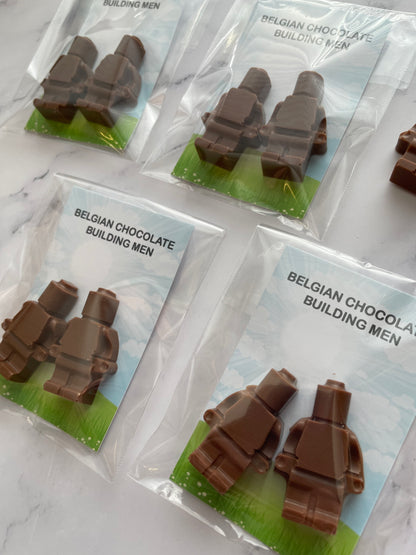 2 in a bag building chocolate men
