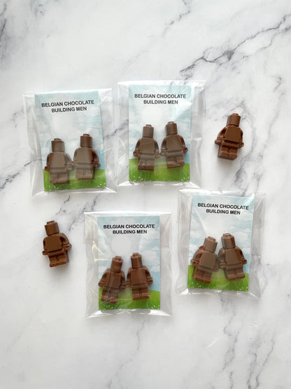 2 in a bag building chocolate men