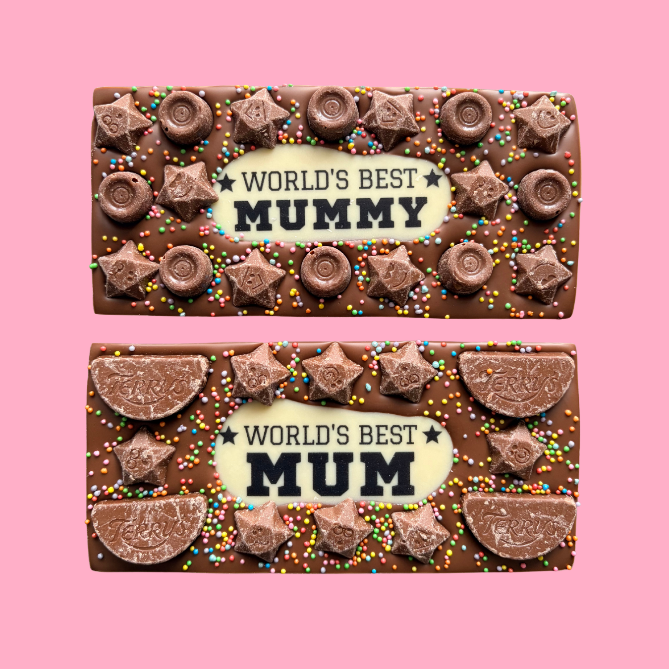 World's Best Personalised Belgian Milk Chocolate Bar & Gift Box 100g