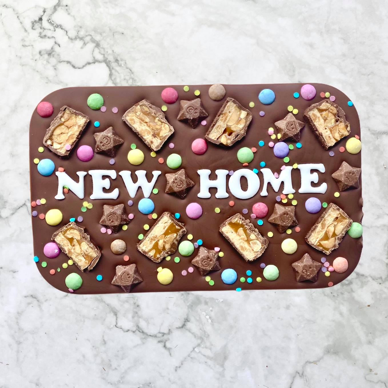 personalised chocolate slab TikTok viral original build your own slab