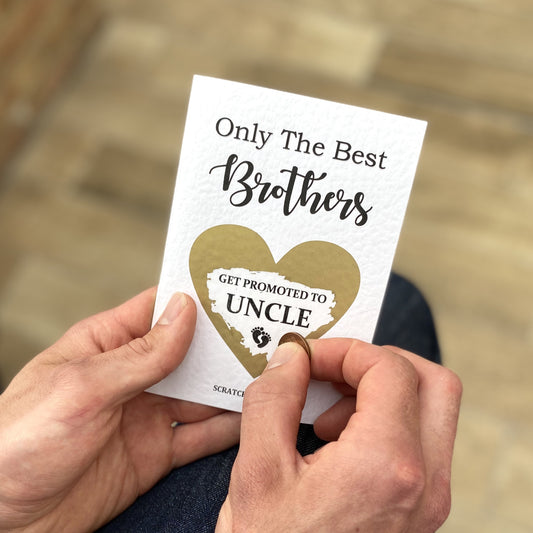 Pregnancy Announcement Scratch Reveal Greeting Card