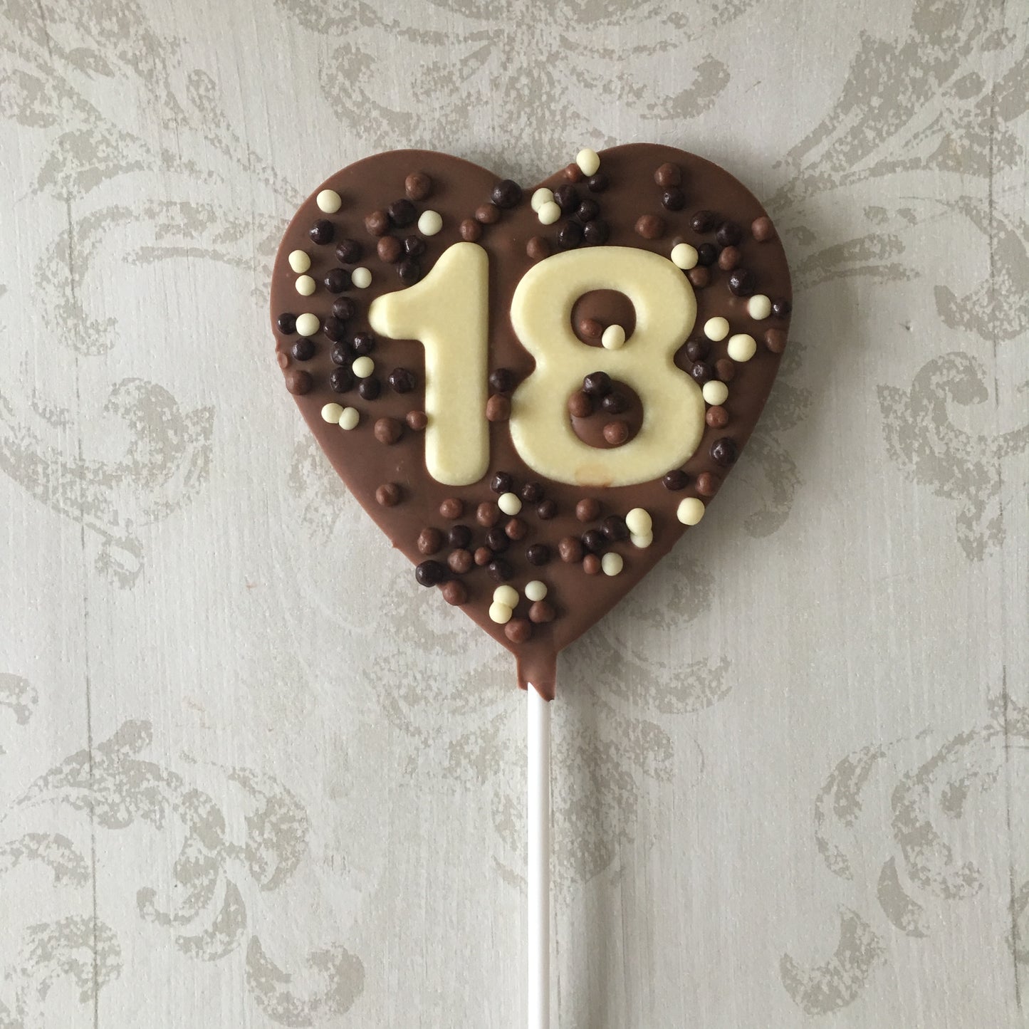Number Age Large Chocolate Lollipops