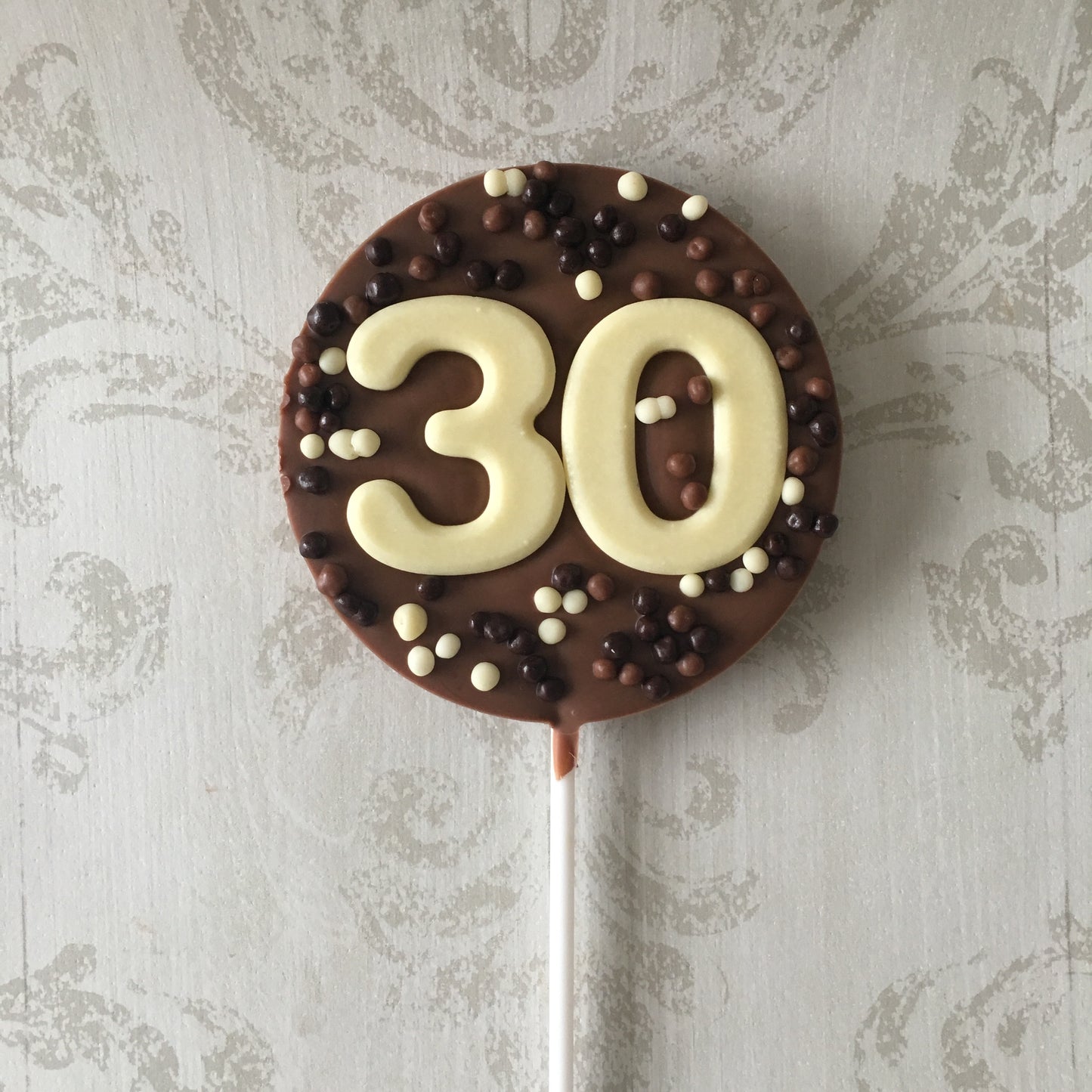 Number Age Large Chocolate Lollipops