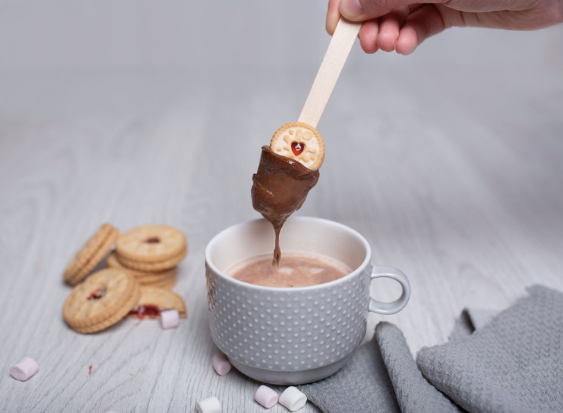 Handmade Belgian Hot Chocolate Spoon - various toppings