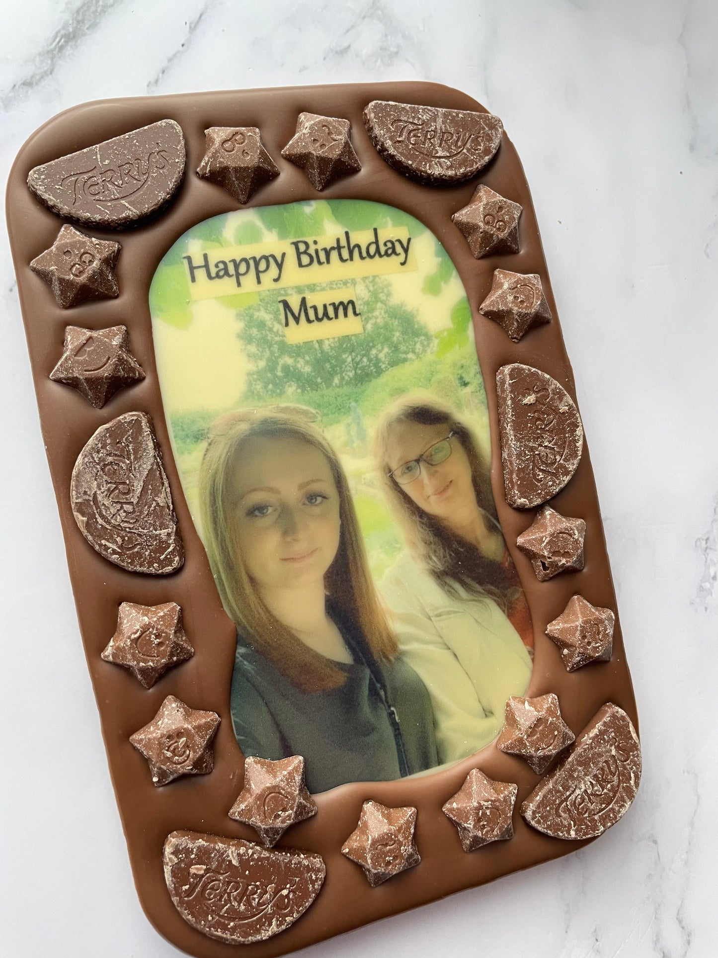 Edible Photo Personalised Chocolate Slab & Gift Box