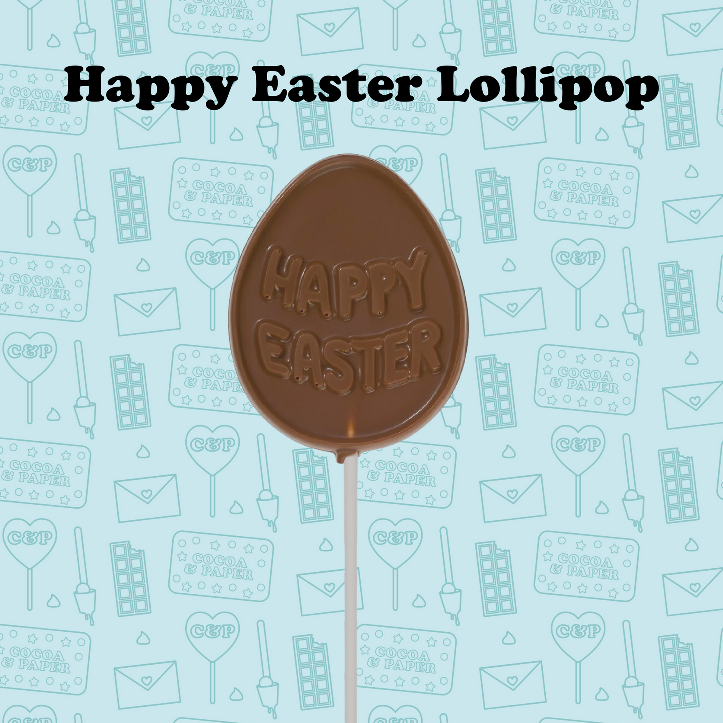 Happy Easter Milk Lollipop